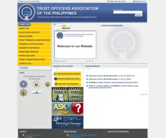 Toap.org.ph(The Trust Officers Association of the Philippines (TOAP)) Screenshot