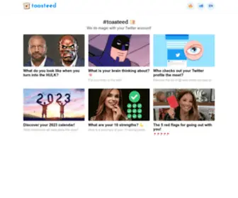 Toasteed.com(Toast) Screenshot