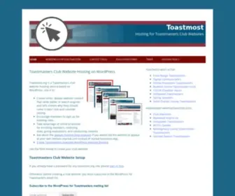 Toastmost.org(Hosting for Toastmasters Club Websites) Screenshot