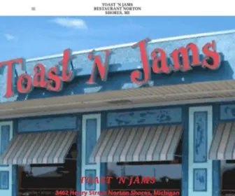 Toastnjams.com(TOAST 'N JAMS RESTAURANT NORTON SHORES) Screenshot