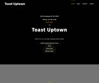 Toastnyc.com(Bar & Restaurant) Screenshot