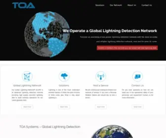 Toasystems.com(Global Lightning Detection) Screenshot