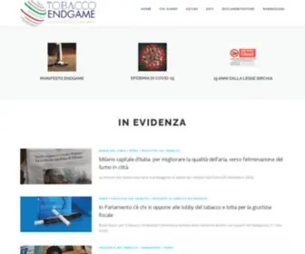 Tobaccoendgame.it(Alleanza per un'italia senza tabacco) Screenshot