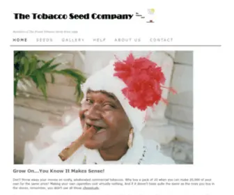 Tobaccoseed.company(The Tobacco Seed Company) Screenshot