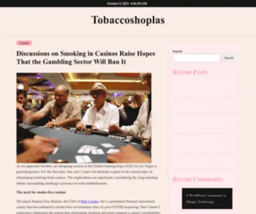 Tobaccoshoplasvegas.com Screenshot