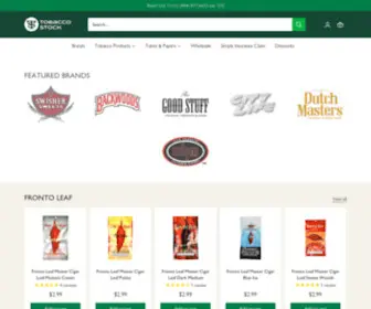 Tobaccostock.com(Online retail) Screenshot