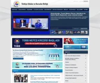 Tobb.org.tr(Türkiye Odalar ve Borsalar Birliği TOBB) Screenshot