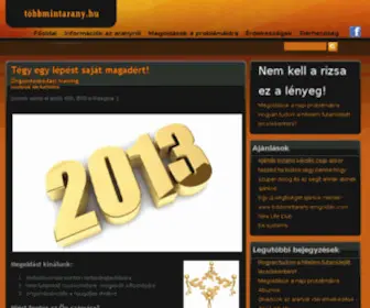 Tobbmintarany.hu(Többmintarany.hu) Screenshot