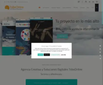 Tobeonline.es(Diseño web y comunicación digital) Screenshot