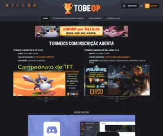 Tobeop.com(Torneios Amadores) Screenshot