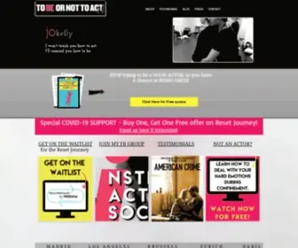 Tobeornottoact.com(Acting coach LA & Performing) Screenshot