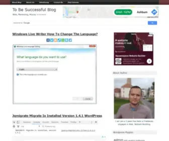 Tobesuccessful.net(Download Wordpress Plugins) Screenshot