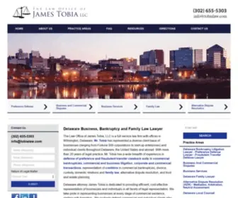 Tobialaw.com(Delaware Business Lawyer) Screenshot