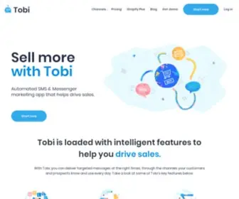 Tobibots.com(Shopify Apps & mCommerce iPhone Apps) Screenshot