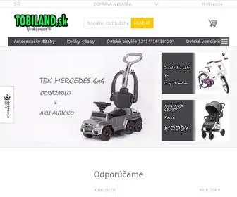 Tobiland.sk(INTERNETOVÝ) Screenshot
