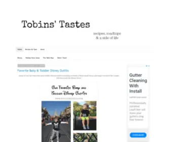 Tobinstastes.com(Tobins' Tastes) Screenshot