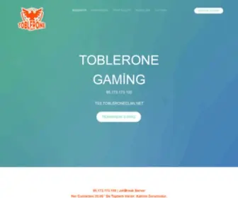 Tobleroneclan.net(Toblerone Gaming) Screenshot