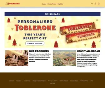 Toblerone.co.uk(Toblerone) Screenshot