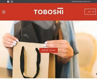 Toboshimerchant.com(Toboshi) Screenshot