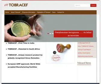 Tobracef.com(Kills Well...Treats well) Screenshot