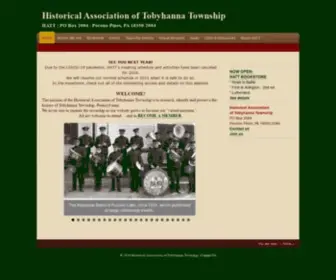 Tobyhannatwphistory.org(Historical Association of Tobyhanna Township) Screenshot