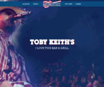 Tobykeithsbar.com(Toby Keith's I Love This Bar & Grill) Screenshot