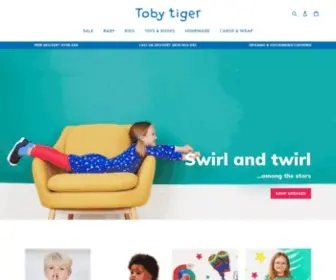 Tobytiger.co.uk(Colourful Organic Cotton Baby &amp; Kids Clothes) Screenshot