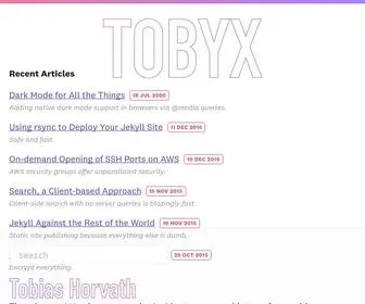 Tobyx.com(Tobyx) Screenshot