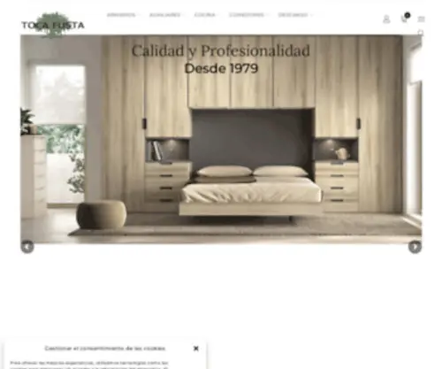 Tocafusta.es(Tiendas de muebles Gavà) Screenshot