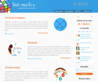 Tocamates.com(Matemáticas y creatividad) Screenshot