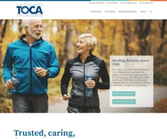 Tocamd.com(TOCA at Banner Health) Screenshot