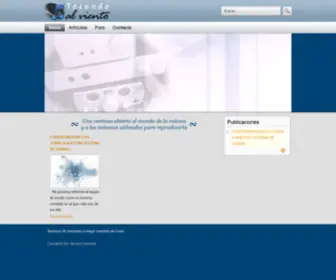 Tocandoalviento.com(Inicio) Screenshot