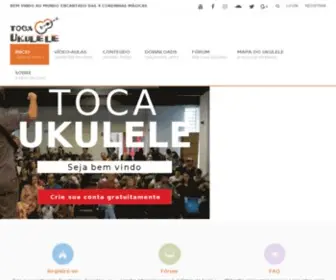 Tocaukulele.com.br(Toca Ukulele) Screenshot