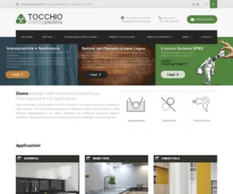 Tocchio.it(Coating Solutions) Screenshot