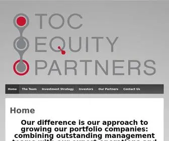 Tocequitypartners.com(Private Equity) Screenshot