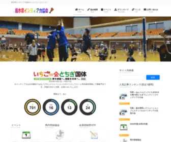 Tochigi-Indiaca.jp(栃木県インディアカ協会) Screenshot