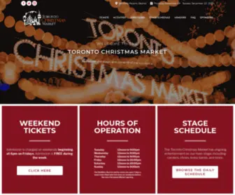 Tochristmasmarket.com(The Toronto Christmas Market) Screenshot