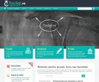 Tocilar.ro(Referate pentru scoala) Screenshot