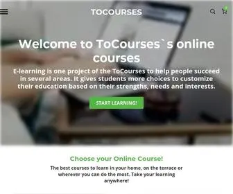 Tocourses.com(ToCourses) Screenshot