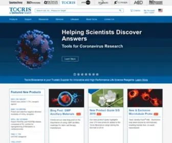 Tocris.com(Tocris Bioscience) Screenshot