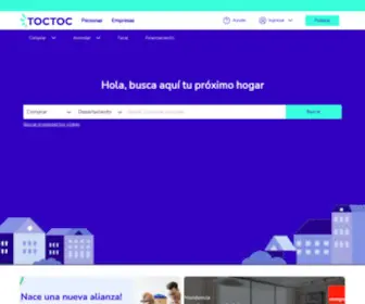TocToc.com(Departamentos en Venta y Arriendo publicados en este portal inmobiliario) Screenshot