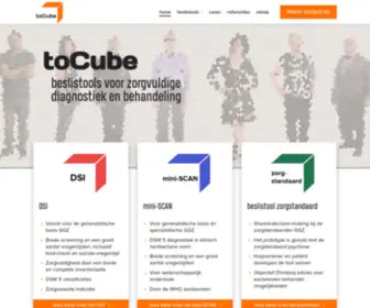 Tocube.nl(Beslistools voor zorgvuldige diagnostiek en behandeling) Screenshot