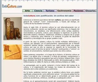 Todacultura.com(Toda Cultura) Screenshot