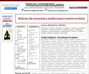 Todalaprensa.com(Toda la Prensa de España gratis) Screenshot