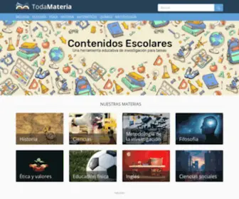 Todamateria.com(Contenidos Escolares) Screenshot