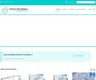 Todapharma.com(Laboratoire Français de diagnostic rapide) Screenshot
