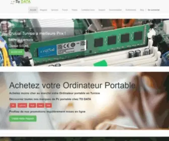 Todata.tn(TO DATA) Screenshot