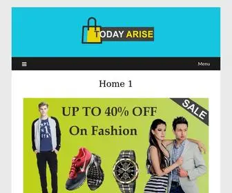 Todayarise.com(Home 1) Screenshot