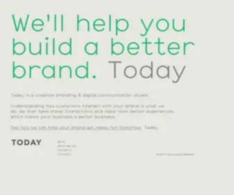 Todaycreative.co.uk(Helping you build a better brand) Screenshot