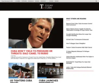 Todaycuba.com(TODAY CUBA NEWS) Screenshot